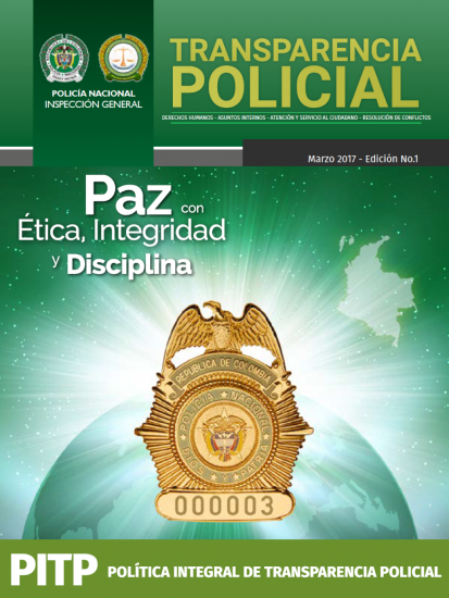portada del magazin transparencia policial edicion 01