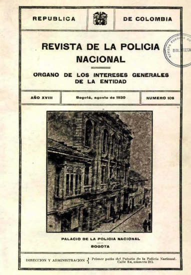 Portada de la Revista de la Policía