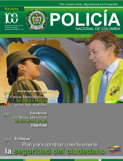 Portada de la Revista de la Policía
