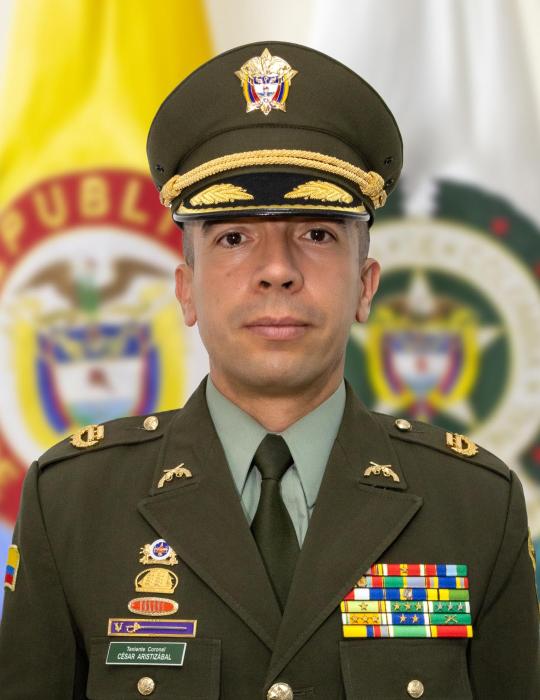 Teniente coronel Cesar Alberto Aristiz&aacute;bal Riascos