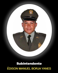 Subintendente &Eacute;DISON MANUEL BORJA YANES